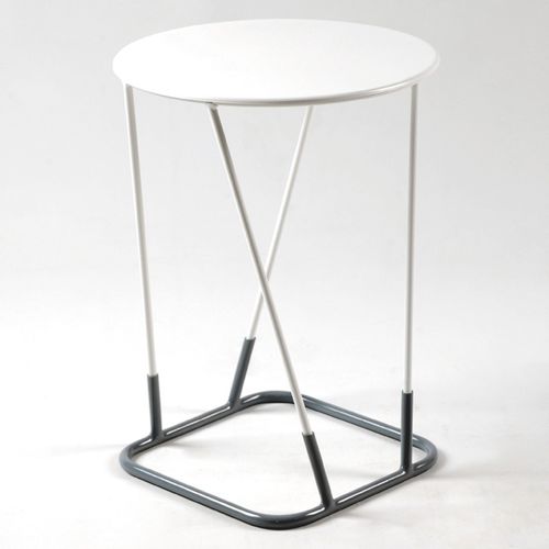 Mesa gueridon contemporânea - TOM YAM - Qui est Paul - metálica / redonda / da linha residencial