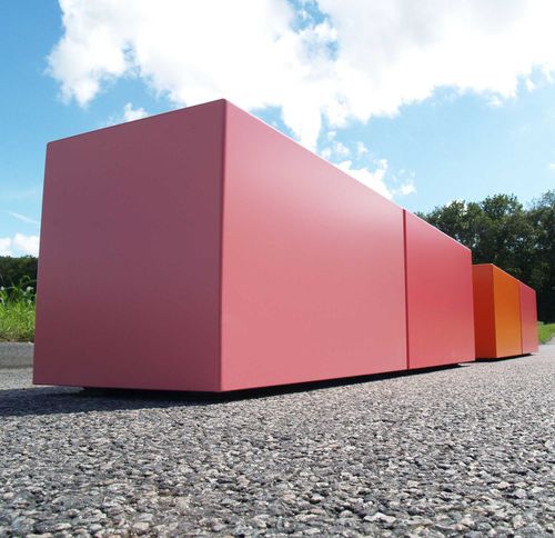 Floreira em fibrocimento - IRML1 SERIES - ATELIER SO GREEN - em PVC / retangular / sob medida