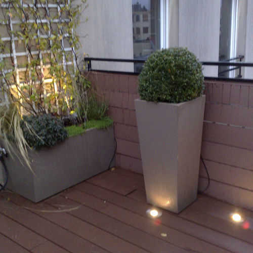 Floreira em fibrocimento - ICC / IPM / ICH - ATELIER SO GREEN - quadrada / sob medida / em altura