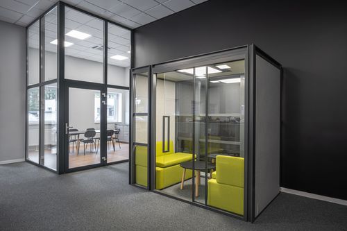 Cabine telefônica para open-space - Hako Sliding doors - MDD - para escritório