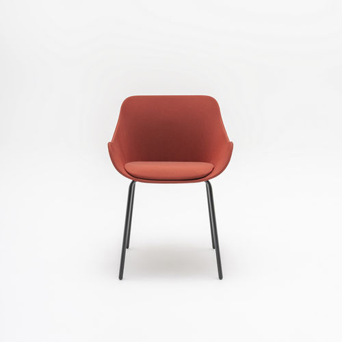 Cadeira contemporânea - Baltic Classic - MDD - para ambiente interno / em tecido / com base metálica