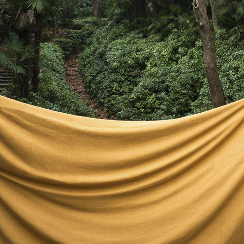 Tecido para cortinas - ADELPHI - DEDAR MILANO - de cor lisa / em linho / de lã
