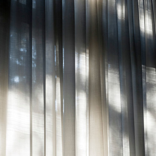 Cortina de voile de cor lisa - WIDE WOOL/R - DEDAR MILANO - de lã / em cetim / transparente