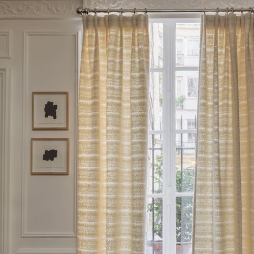 Tecido para cortinas - AKUREYRI  - DEDAR MILANO - para persianas rolô / de cor lisa / em algodão