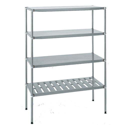 Estante modular - ADJUSTABLE - Tournus - contemporânea / em alumínio / em aço inoxidável