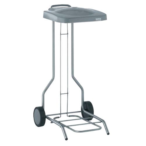 Suporte de saco de lixo público - 804 465 - Tournus - com pés / metálico / com rodízios