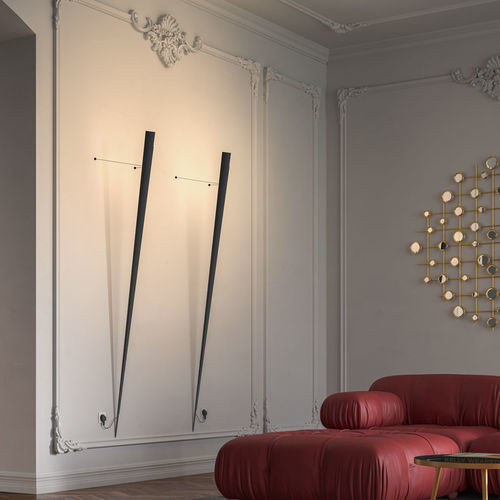 Arandela contemporânea - TORCHÉRE - lumen center italia srl - para ambiente interno / em alumínio / formato tocha