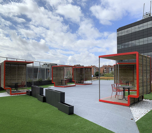 Abrigo polivalente para espaço público - OASIS1 - URBADIS Microarquitectura
