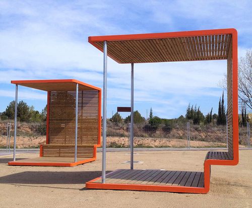Abrigo polivalente para espaço público - OASIS 3 - URBADIS Microarquitectura