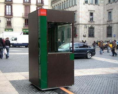 Quiosque de informação - CUBIC 5 - URBADIS Microarquitectura - metálico