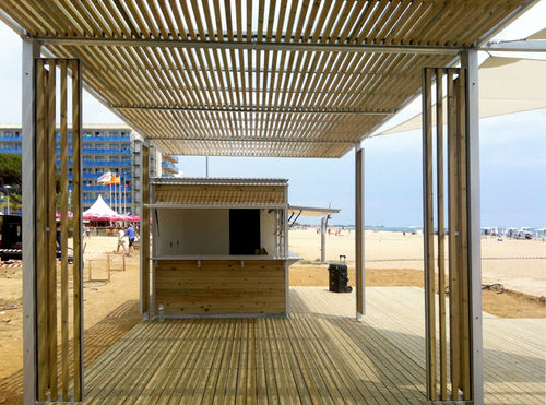 Banheiro público modelo quiosque - HABANA 15 - URBADIS Microarquitectura - de alimentação / metálico