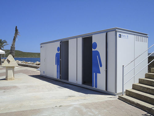 Módulo pré-fabricado para vestiário - HABANA 34 - URBADIS Microarquitectura