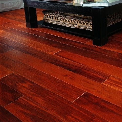 Piso de madeira em merbau - DESIGN PARQUET - estruturado / maciço / em madeira exótica