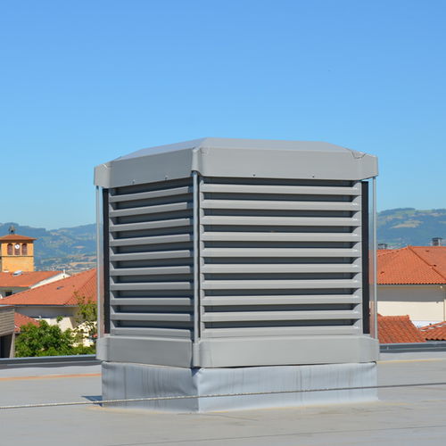 Ventilador natural de telhado plano - WINDCATCHER® - Kingspan Light + Air - metálico / da linha residencial / da linha comercial