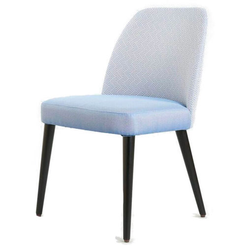 Cadeira de sala de jantar contemporânea - LOLA - GUERRA VANNI - para ambiente interno / em tecido / com base em madeira