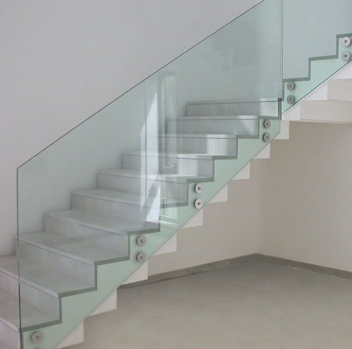 Guarda-corpo em vidro - PARAPETTI  - VB Glass - com barras / para ambiente interno / para escada