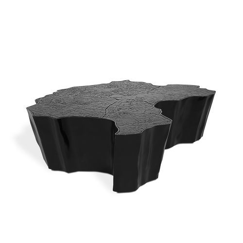 Mesa de centro de design original - EDEN - BOCA DO LOBO - em alumínio / em latão / com base em alumínio