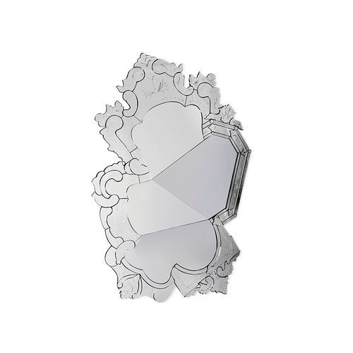 Espelho de parede - VENICE - BOCA DO LOBO - de design original / em madeira laqueada / cor personalizável