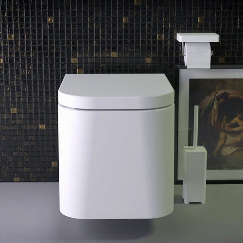 Vaso sanitário suspenso - FEEL - KNIEF & CO. GmbH - em cerâmica / Rimless (sem rebordo) / moderno