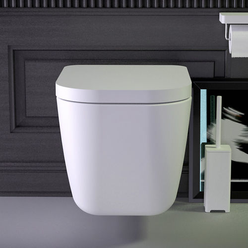 Vaso sanitário suspenso - GLAM - KNIEF & CO. GmbH - em cerâmica / Rimless (sem rebordo) / moderno