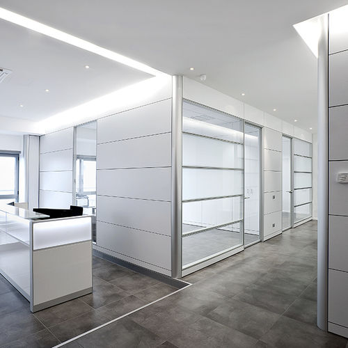 Divisória removível - FRAME - Ge Giussani - fixa / modular / com vidro