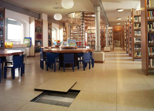Piso elevado em mármore - ELEVFLOOR - Oddicini Industrie - para ambiente interno