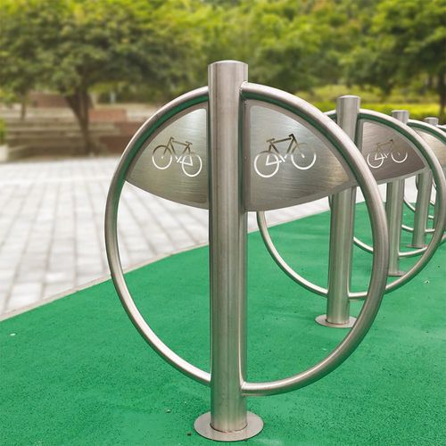 Paraciclo de piso - APOYOX-SIGN - NORCOR MOB.URBAIN - para espaço público / em aço inoxidável / da linha comercial