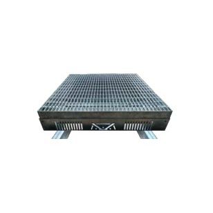 Grelha para calha de piso em material plástico - TH - DIADEM - em aço galvanizado / sob medida