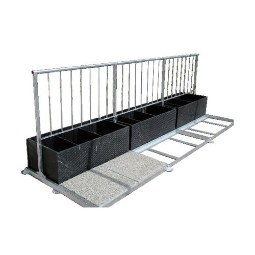 Guarda-corpo em aço galvanizado - DRS Standard - DIADEM - com barras / para ambiente externo / para sacada