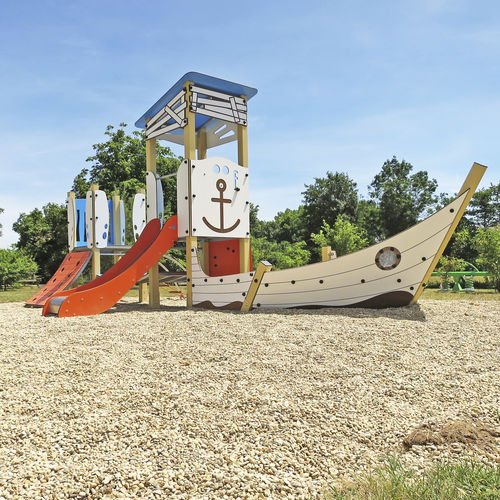 Estrutura lúdica para parque infantil - BIBOU : BATEAU ANDY' 3681 - Transalp - para edifício de uso público / para espaço público / para coletividade