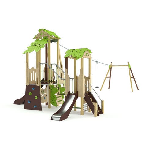 Tirolesa para parque infantil - TYROLIENNE NATURE 2 TOURS - Transalp