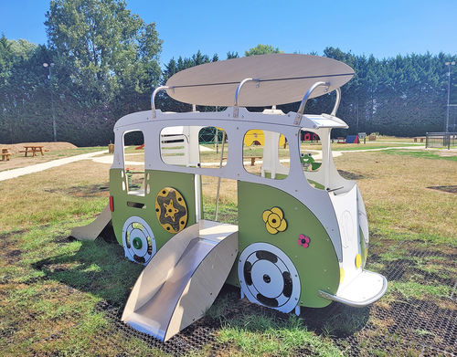 Estrutura lúdica para parque infantil - LE VAN SURF - Transalp - para creche / para edifício de uso público / para espaço público