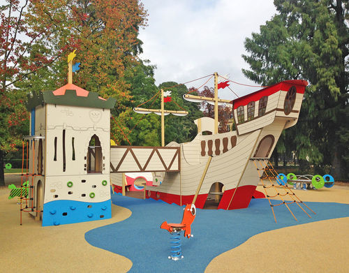 Estrutura lúdica para parque infantil - Le Galion au port - Transalp - para edifício de uso público / para espaço público / para coletividade