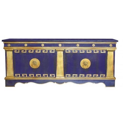 Buffet aparador de estilo - 745 B - MOISSONNIER - em madeira laqueada / em faia / com 4 pés