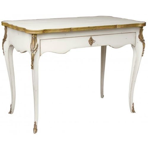 Mesa secretária de piso - 557 B - MOISSONNIER - de estilo Luís XV / em madeira laqueada / em faia