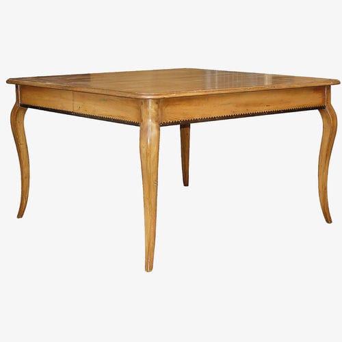 Mesa estilo Regência - 663 series - MOISSONNIER - em pinho / em mármore / com base em pinho