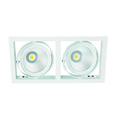 Luminária técnica de embutir - FIRST DUO - Metalmek Illuminazione - de LED / retangular / IP20