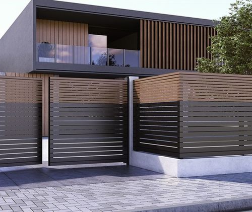 Cerca de réguas - SMARTIA FC60 - ALUMIL - residencial / em alumínio / reta