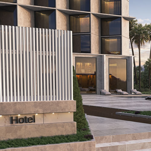 Cerca com barras - SMARTIA FC10 - ALUMIL - residencial / em alumínio / reta