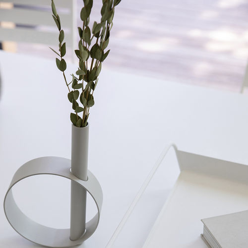 Vaso contemporâneo - IOS - FERMOB - em alumínio / em aço / de mesa