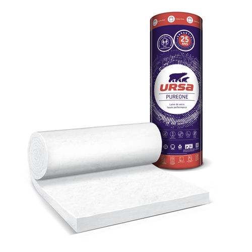 Isolamento termoacústico - PUREONE : PURE 40 RN - URSA France - em lã de vidro / em rolo / para teto