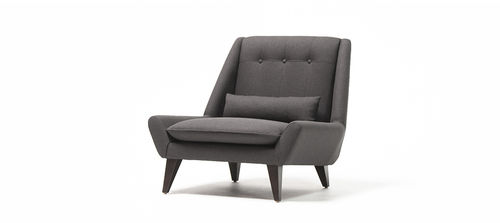 Poltrona contemporânea - PALMS II  - VIOSKI - em tecido / com base em estrela / giratória