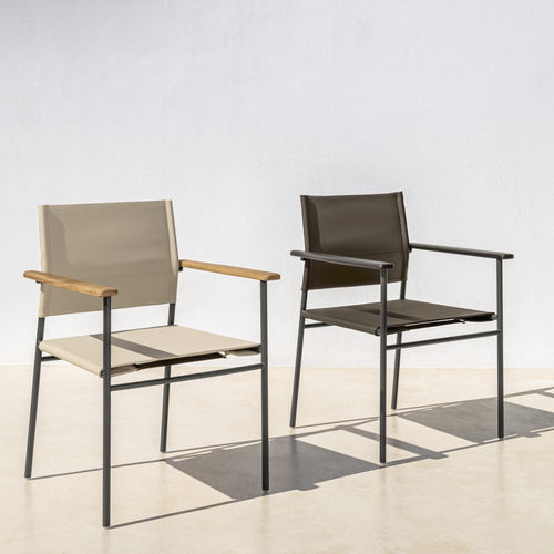 Cadeira de sala de jantar contemporânea - ALLURE - TALENTI - para ambiente interno / para ambiente externo / em madeira