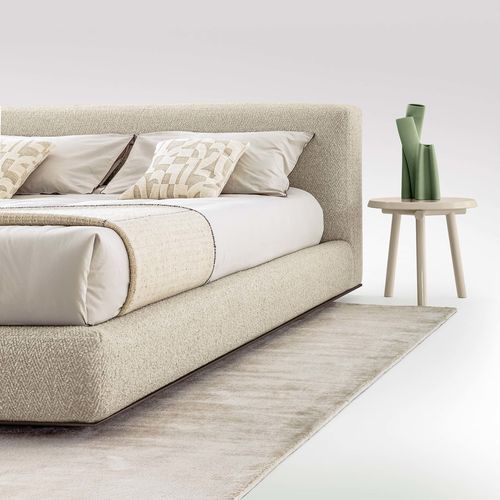 Cabeceira para cama de casal - GLADYS - TALENTI - contemporânea / em tecido / em madeira maciça