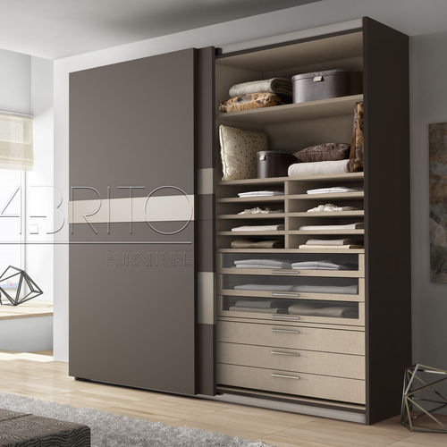 Guarda-roupa contemporâneo - FULLDRESS : 02 - A. Brito - em laminado melamínico / com portas de correr