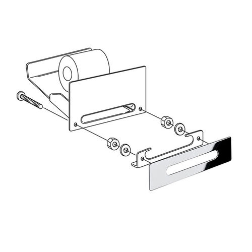 Dispenser de lenços de papel de embutir - A04270 - Inda - manual / em aço inoxidável / da linha comercial