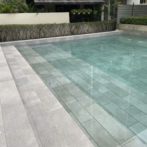 Placas de revestimento em grés porcelanato - SILVER - Cerámica Mayor - fosca / para ambiente externo / de jardim