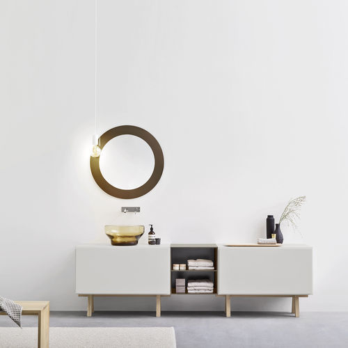 Espelho de parede - BRAME - Rexa Design - contemporâneo / retangular / redondo