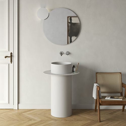 Cuba de instalação livre - DISCOVOLANTE - Rexa Design - em Corian® / em mármore / em vidro