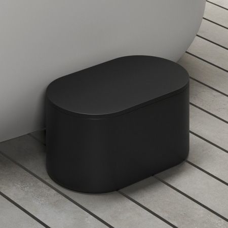 Caixa organizadora em material plástico - Rexa Design - com tampa / para banheiro